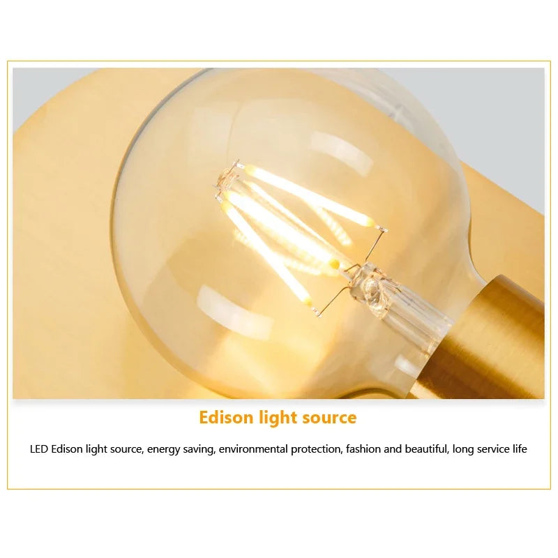 DecorBites™ Contemporary Gold LED Wall Lamp for Luxurious Home Lighting