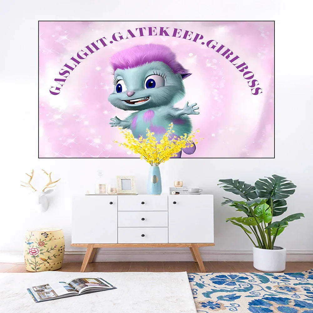 DecorBites™ Funny Cartoon Fantasy Tapestry Fabric Wall Covering for Bedroom Decor