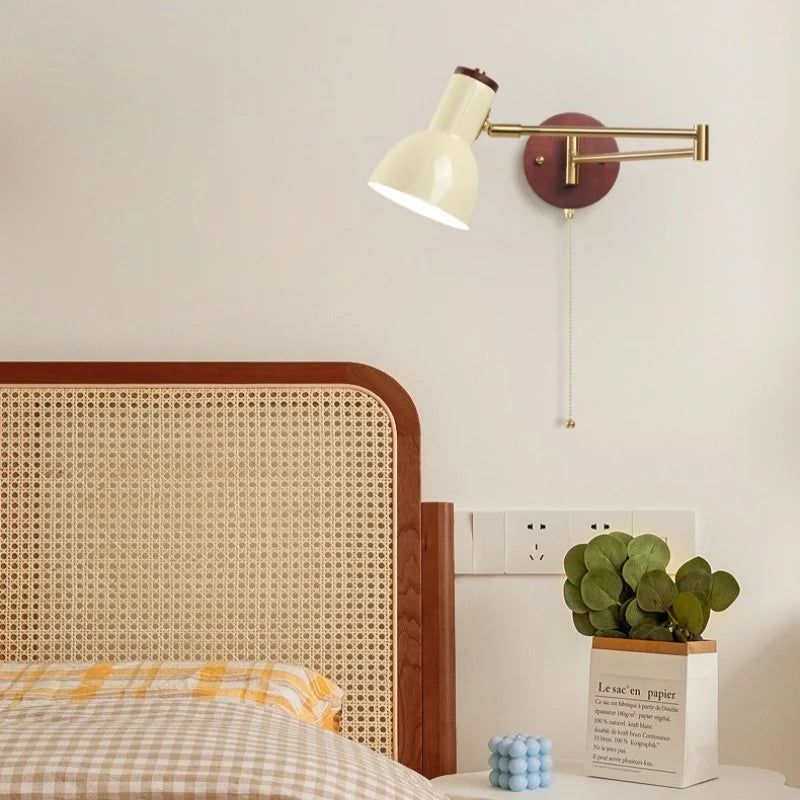 DecorBites™ Creamy Iron LED Wall Lamp Bedroom Living Room Bathroom Mirror Stair Light