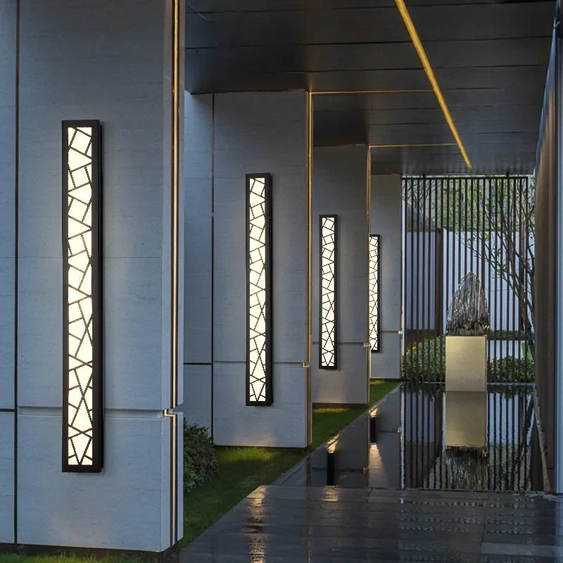 DecorBites™ LED Outdoor Wall Lamp IP65 Aluminum Light for Villa Porch Sconce, 110V 220V