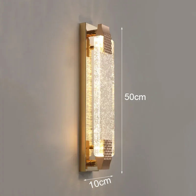 DecorBites™ Crystal Bubble Wall Lights - Elegant Living Room Bedroom Decor Wall Sconces