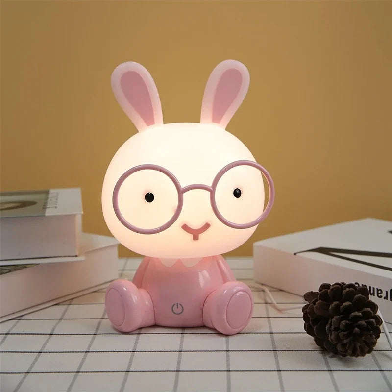 DecorBites™ Cartoon Animal Night Light for Kids' Bedroom Decor - LED Home Decor Accent