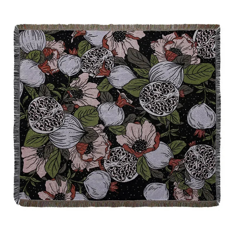 DecorBites™ Bohemian Outdoor Blanket - Luxury Tapestry Rug for Camping, Picnics, and Home Decor
