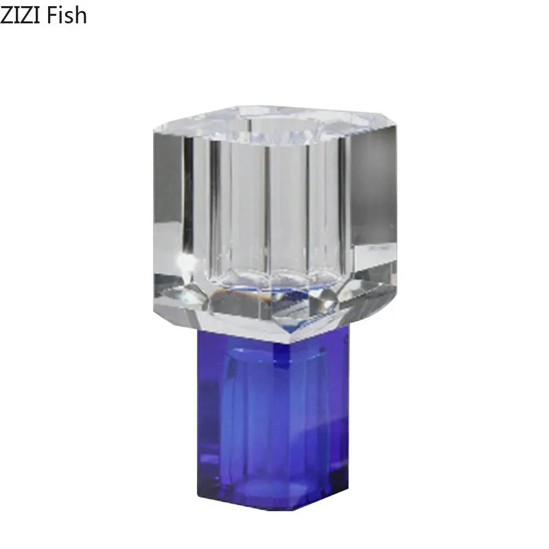 DecorBites™ Crystal Clear Glass Vase for Potted Plants and Floral Arrangements