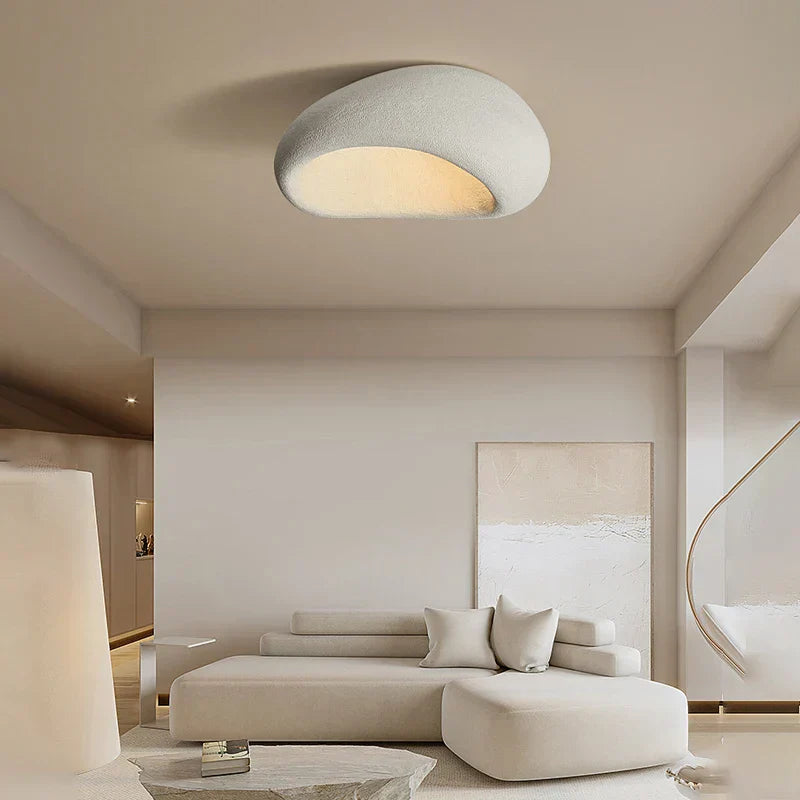 DecorBites™ Cream Ceiling Chandelier Nordic Minimalist Wabi Sabi Style Bedroom Coffee Room Lights Fixtures