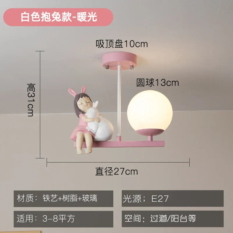 DecorBites™ Kids Room Cartoon Eye Protection LED Ceiling Light Fixture