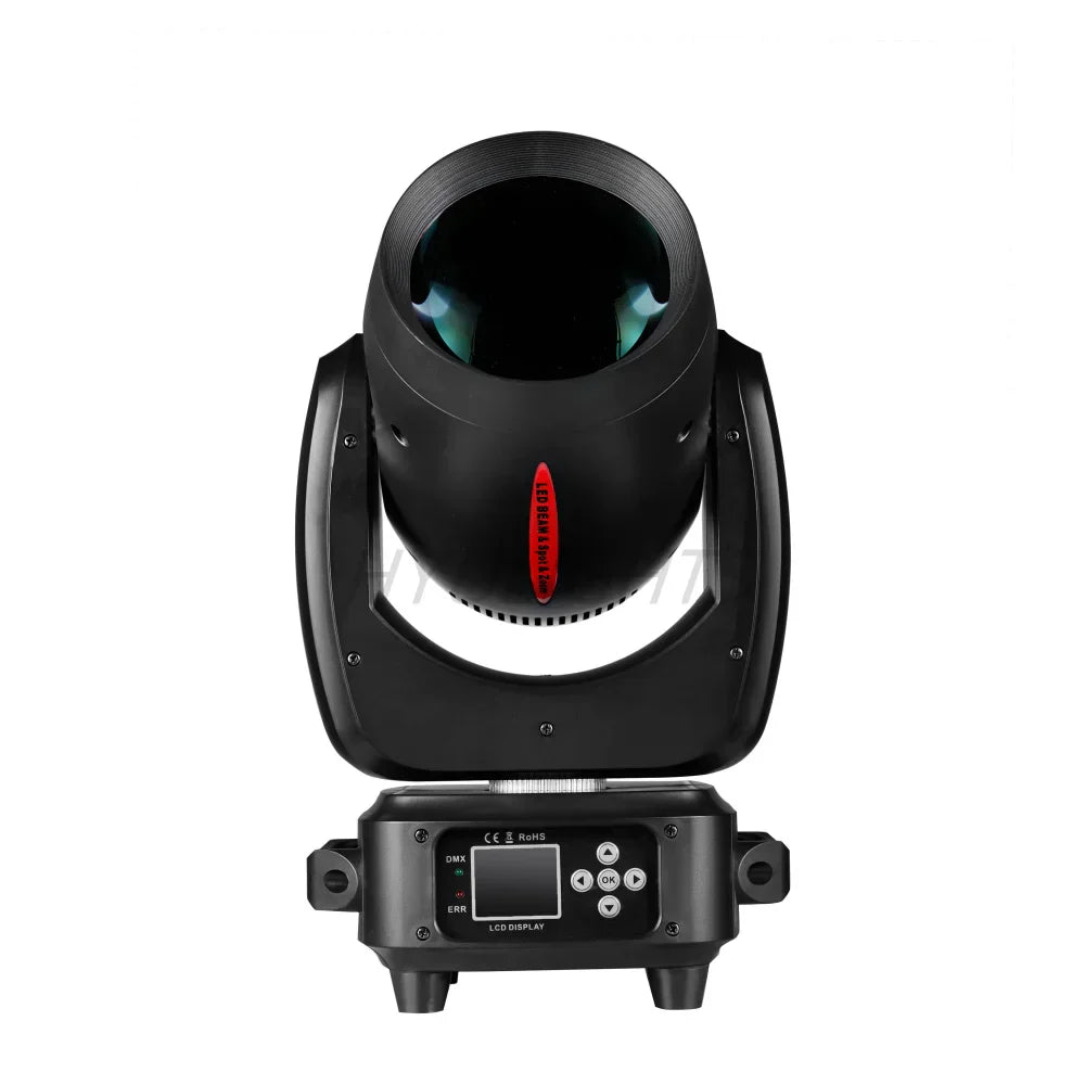 DecorBites™ 180W Moving Head Light with Prisms, Gobos, Colors, Discharge, and 3DLens