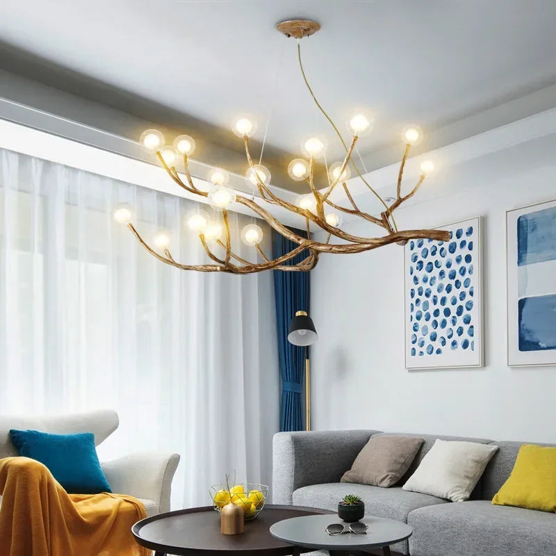 DecorBites™ Glass Bubble Chandelier Pendant Light for Living Dining Room