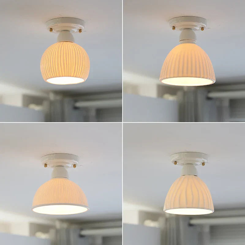 DecorBites™ Ceramic LED Ceiling Light for Modern Home Decor & Lighting