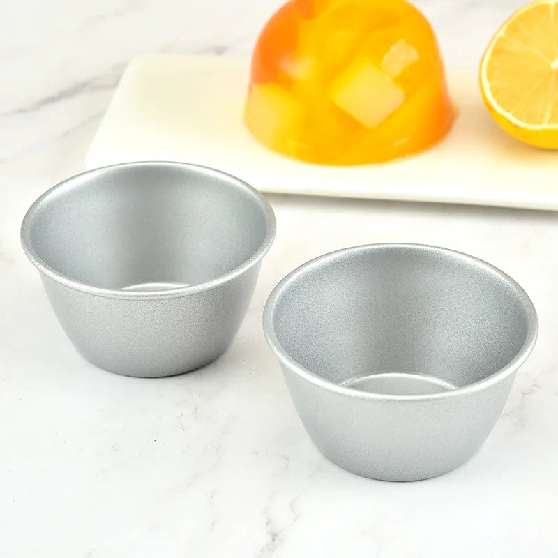 DecorBites™ Carbon Steel Cake Cups Mold for Delicious Desserts