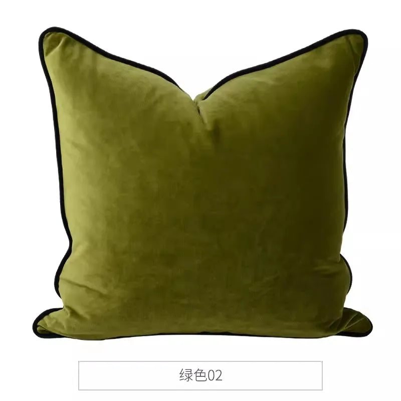 DecorBites™ Blue Lion Dog with Lemon Trees Lumbar Pillow Cover- GG Style Inspire