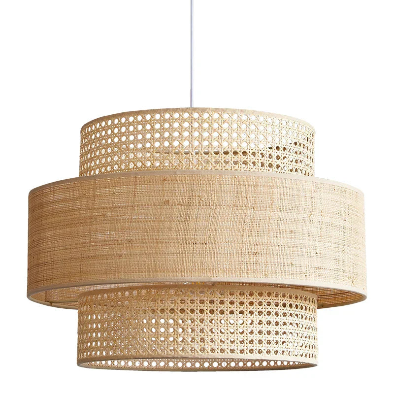 DecorBites™ Bamboo Wabi Sabi Pendant Lamps