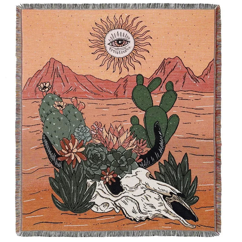 DecorBites™ Bohemian Camping Blanket - Multi-Functional Outdoor Essential
