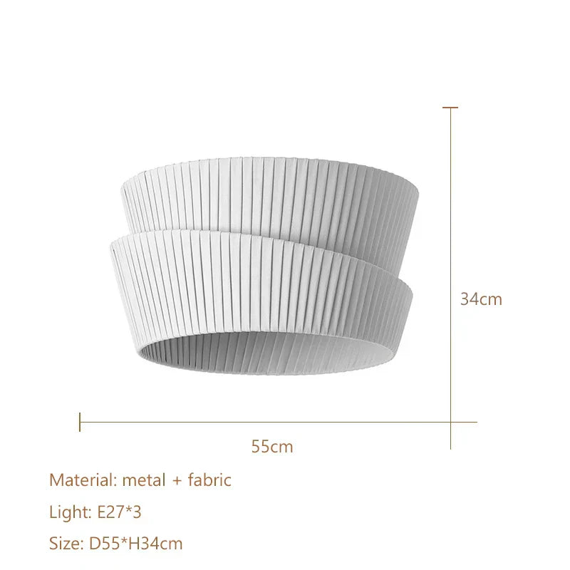 DecorBites™ Cream LED Ceiling Chandelier for Living Room Dining Bedroom