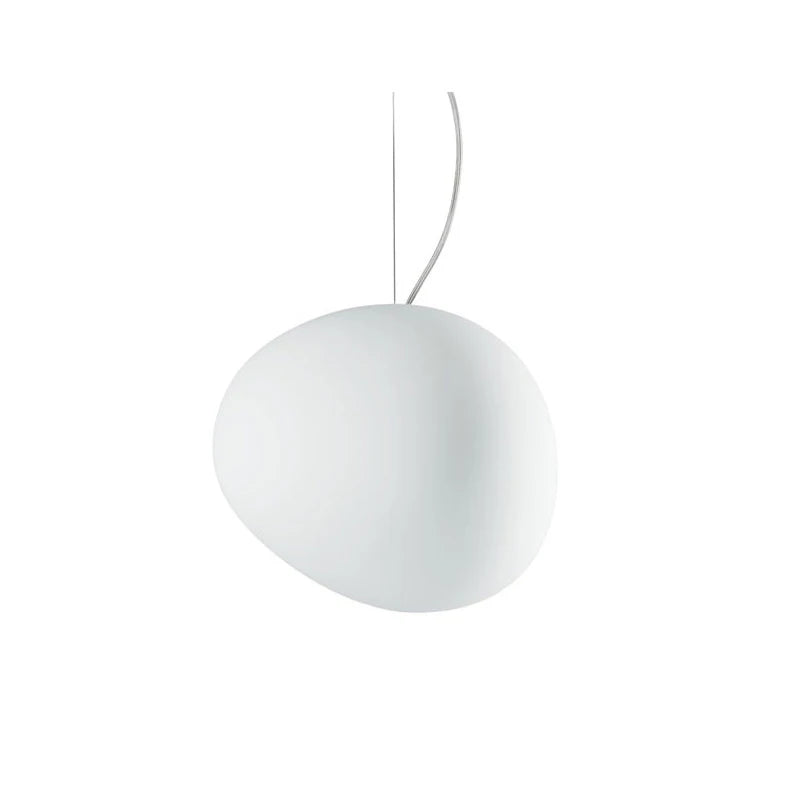 DecorBites™ Cobblestone Glass LED Pendant Lights for Villa Hotel Loft Stair Lamp