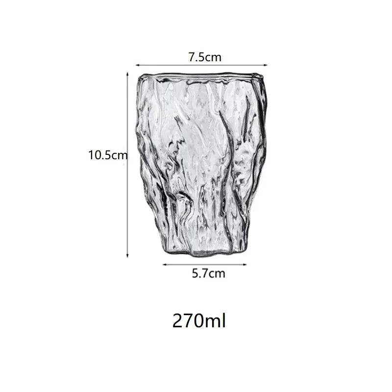 DecorBites™ Heat-Resistant Glass Drinkware Set for Home Bar: Coffee, Wine, Whiskey, Tea, Juice.