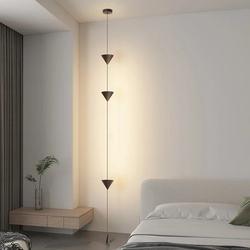DecorBites™ Black LED Pendant Chandeliers for Modern Nordic Home Decor