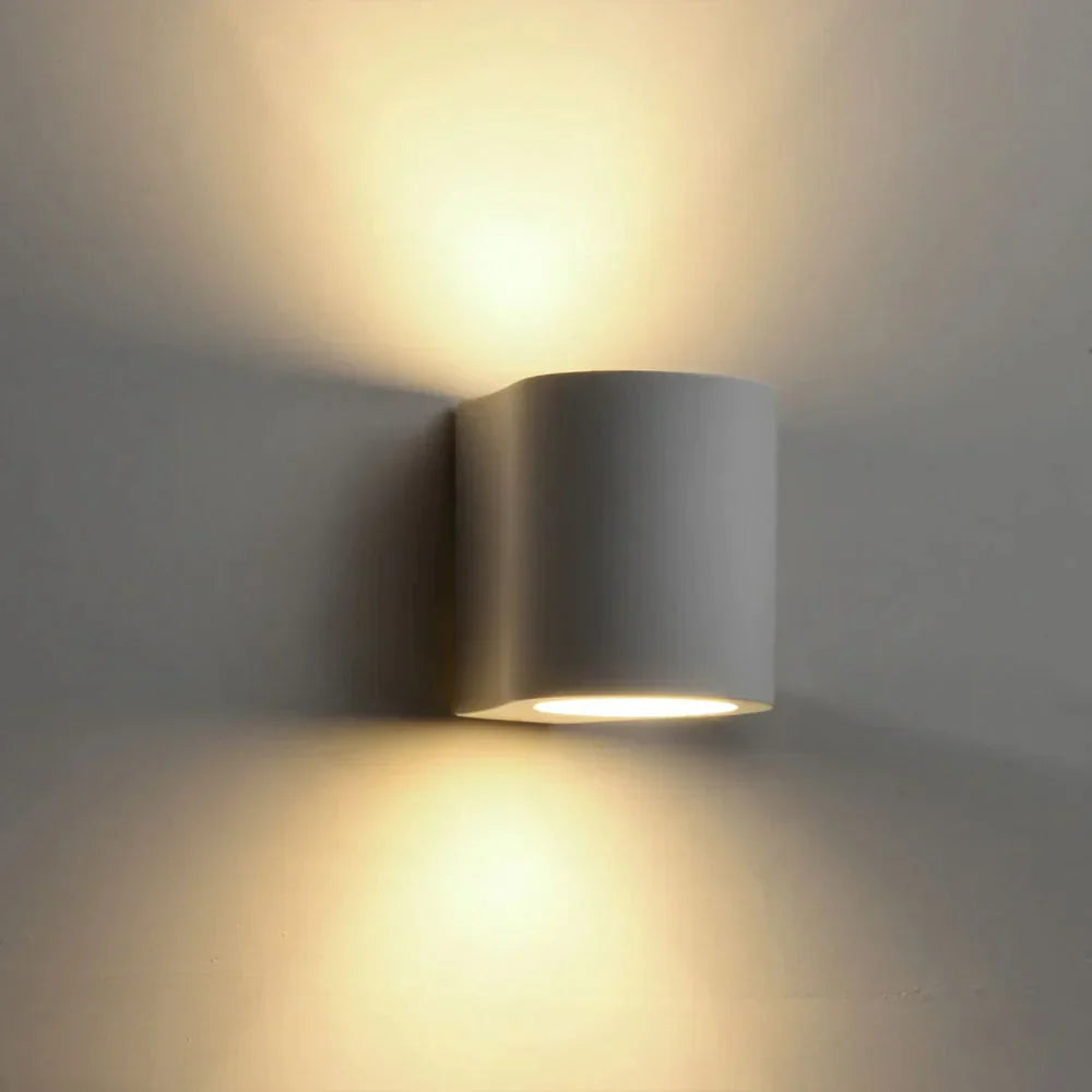 DecorBites™ Gypsum Wall Lamp 5W LED Sconces Indoor Lighting for Living Room & Bedroom