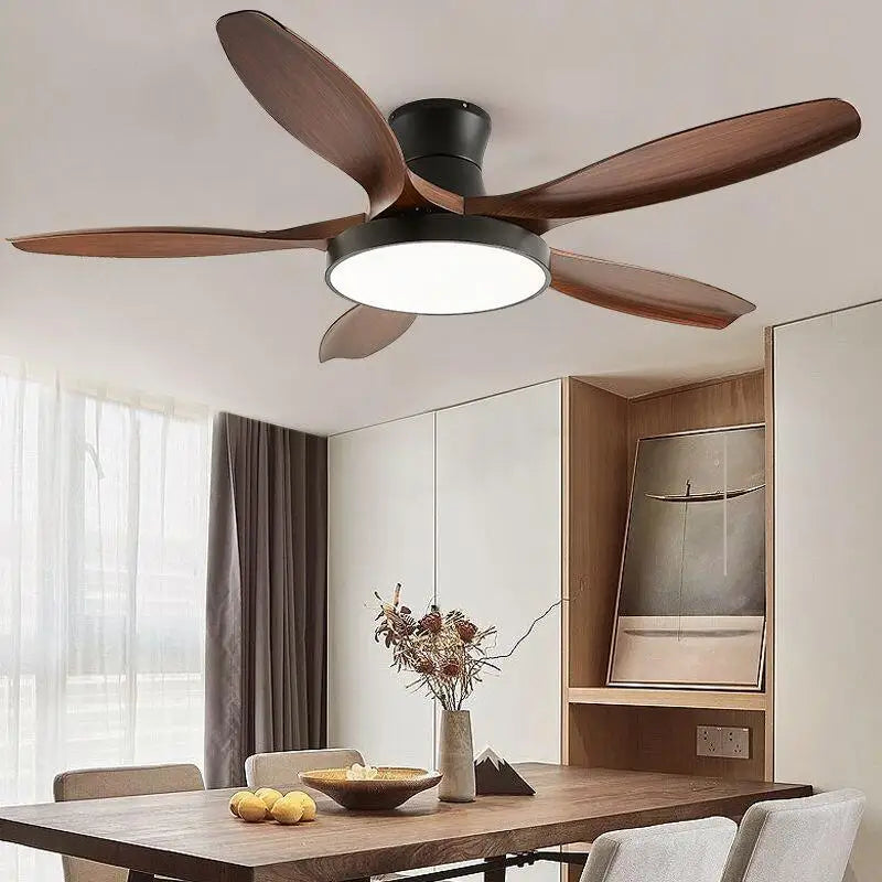 DecorBites™ LED Ceiling Fan with Remote Control for Living Bedroom, 48-60 Inch