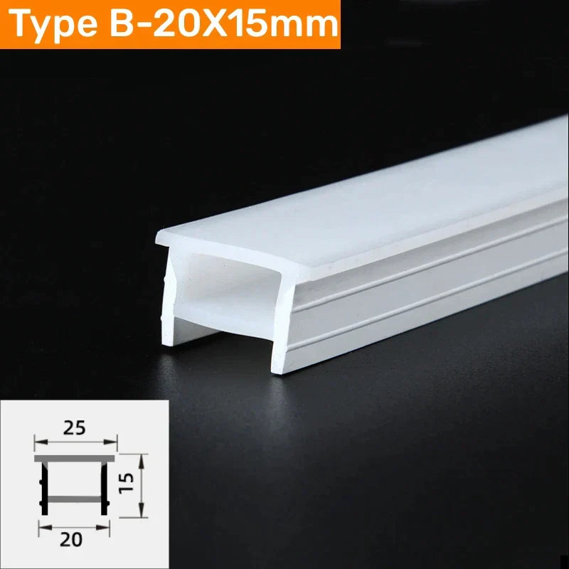 DecorBites™ Black Silicone Tube LED Neon Light for Outdoor Flexible Strip Lights