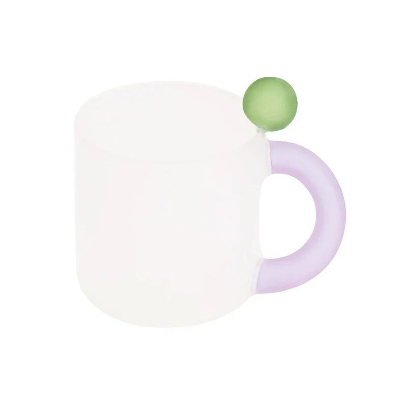 DecorBites™ Colorful Glass Mug Set 350ml