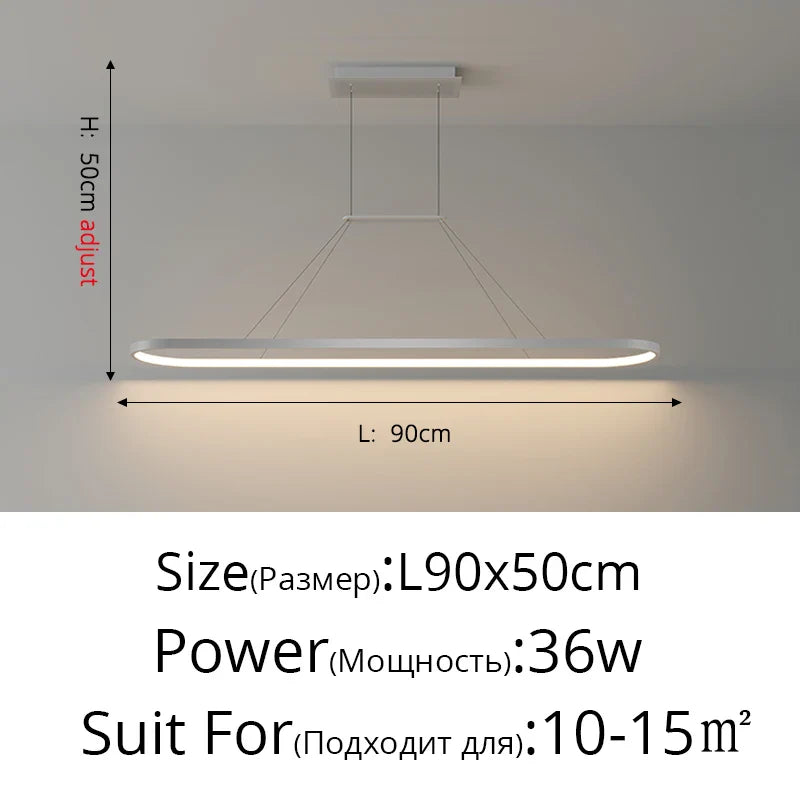 DecorBites™ LED Chandelier Pendant Light for Kitchen Bedroom Dining Living Room