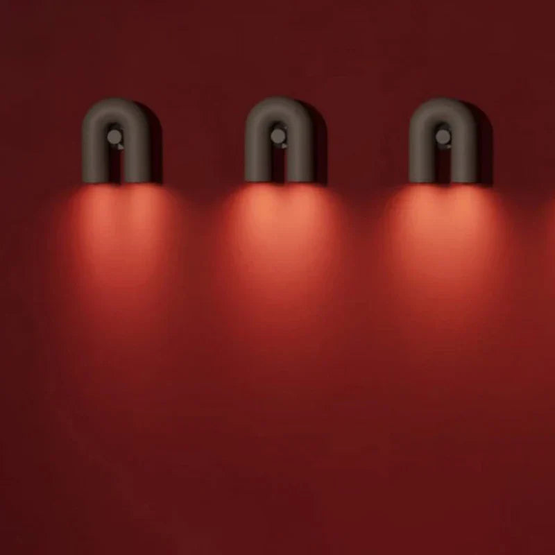 DecorBites™ Cirkus Tube Wall Lamp: Minimalist U-shaped Sconce for Bedside Reading & Decor