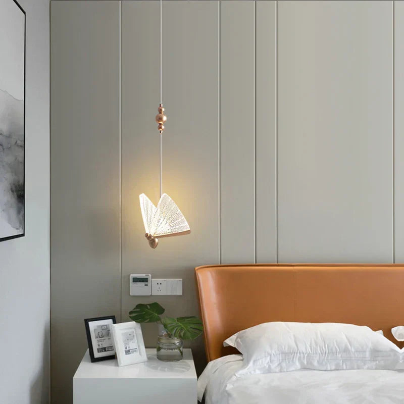 DecorBites™ Butterfly Pendant Lights: Modern LED Luxury Creative Nordic Hanging Lamp