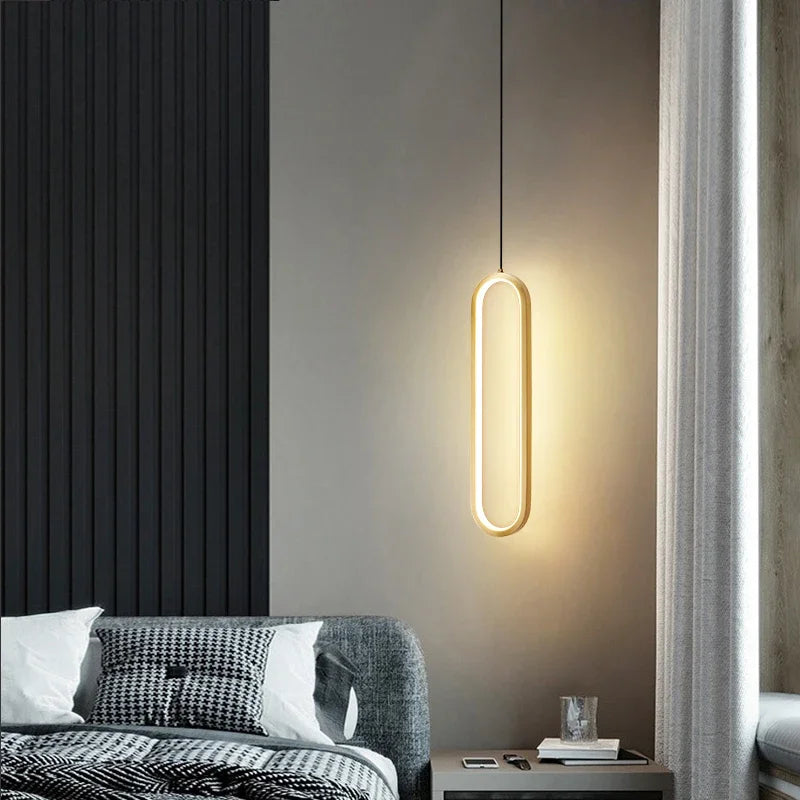 DecorBites™ Aluminium LED Chandelier for Minimalist Restaurant, Bar, and Living Spaces