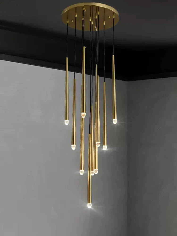 DecorBites™ Conical LED Nordic Chandelier: Modern Designer Interior Decoration Lighting