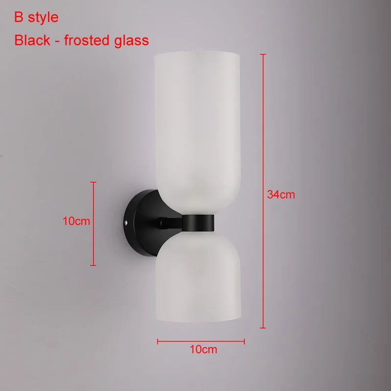 DecorBites™ Glass Ball LED Wall Lamps - Nordic Modern Wall Lights for Bedroom, Bathroom, Staircases