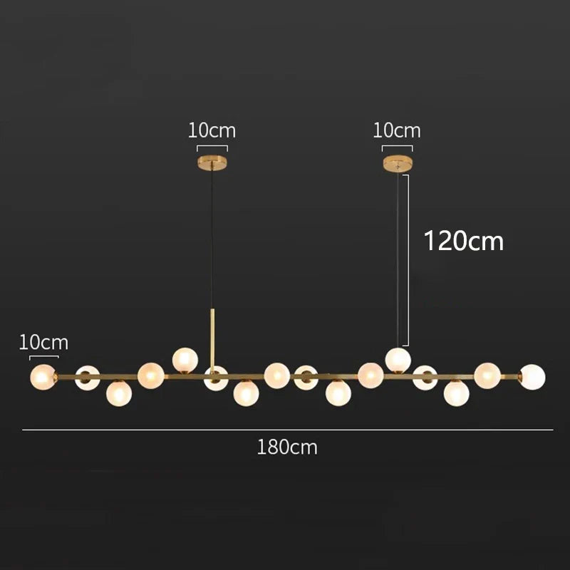 DecorBites™ LED Pendant Chandeliers for Modern Home Decor and Indoor Lighting