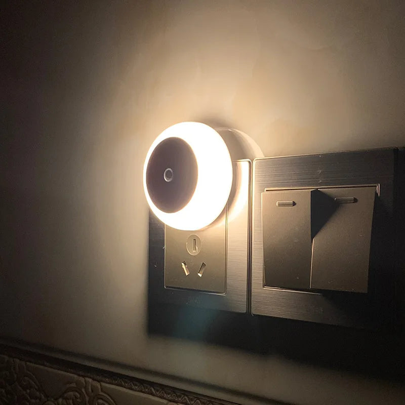 DecorBites™ LED Night Light Smart Sensor Plug-in Wall Night Lamp for Home Bedroom Hallway