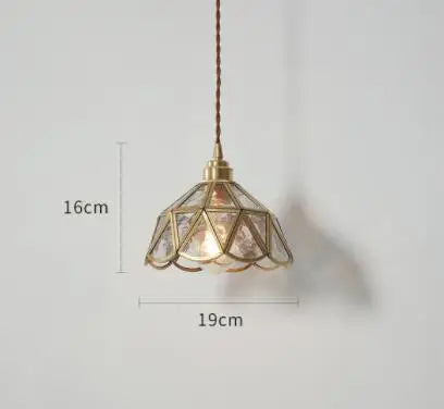DecorBites™ Blue Glass Pendant Lights for Bedroom Dinning Living Room