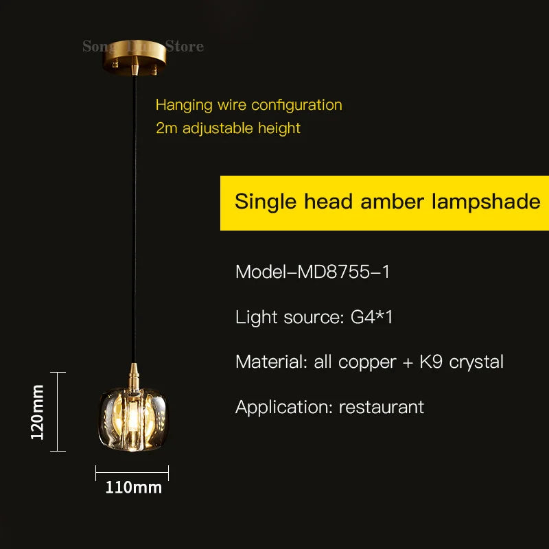 DecorBites™ Elegant Rotating Staircase Pendant Lamp with Double Hollow Design