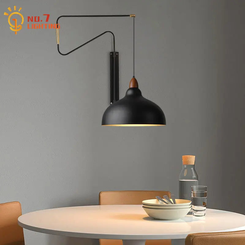 DecorBites™ Copper Adjustable Wall Lamp LED E27 for Living Room