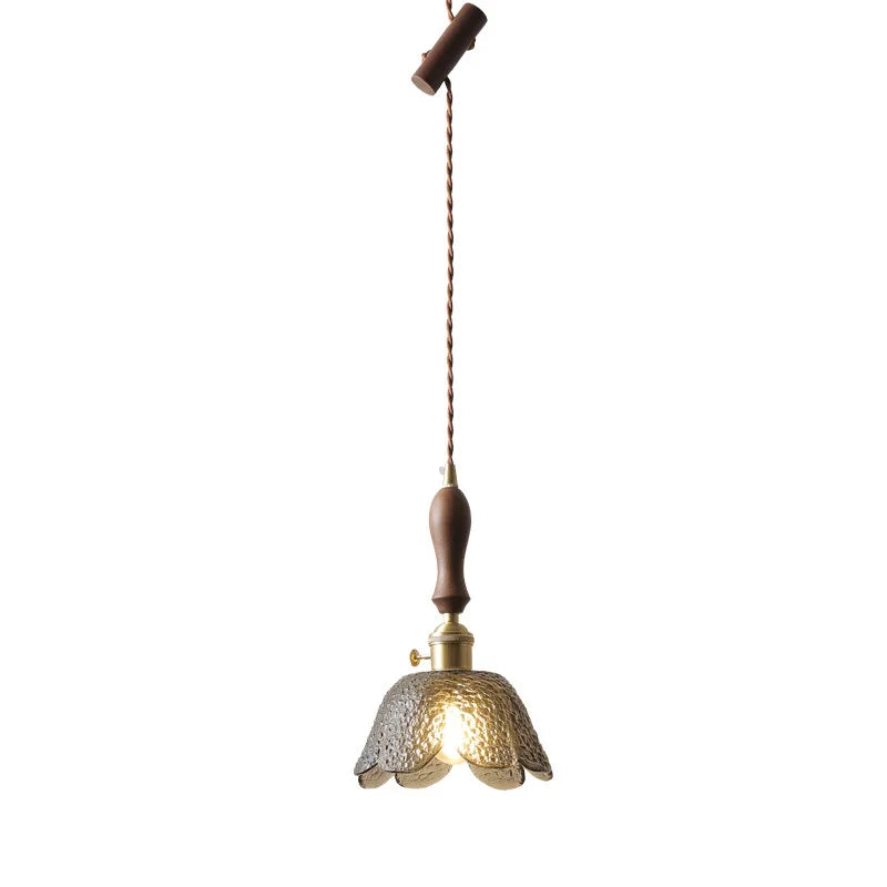 DecorBites™ Gray Glass LED Pendant Lamps, Nordic Modern Design for Bedroom, Living Room Lighting Fixtures