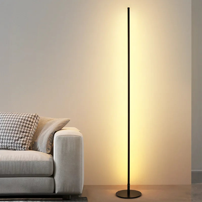DecorBites™ LED Floor Lamp 15W Aluminum Iron Paint Black/White Living Room Bedroom Lighting
