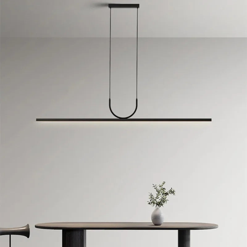 DecorBites™ LED Black Ceiling Chandelier for Dining Room Kitchen Island - Modern Home Decor Lighting