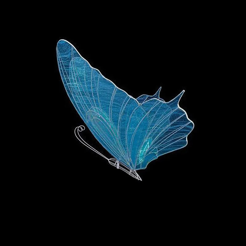 DecorBites™ Blue Lace LED Butterflies Lamp for Romantic Wedding Decor