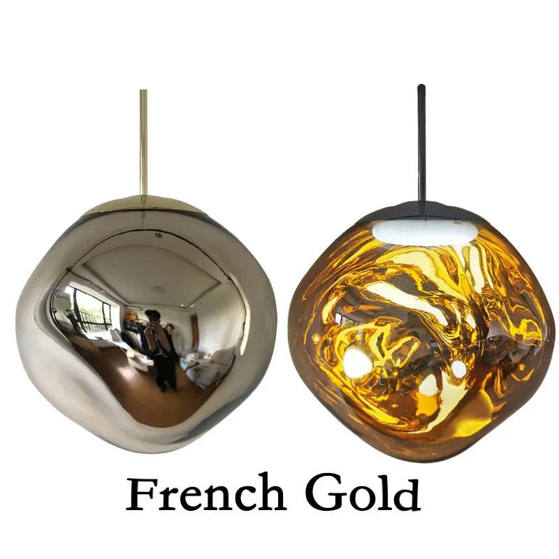 DecorBites™ Glass Lava LED Pendant Lights for Modern Living Room Bedroom Decor