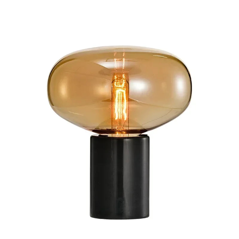DecorBites™ Glass Ball Marble Desk Lamp - Postmodern Minimalist Designer Bedroom Living Room Decoration