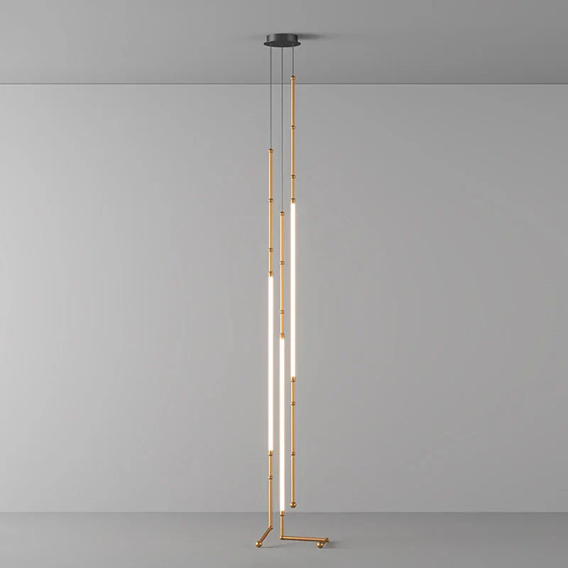 DecorBites™ Art Deco Gold Black LED Designer Pendant Light for Dinning Room