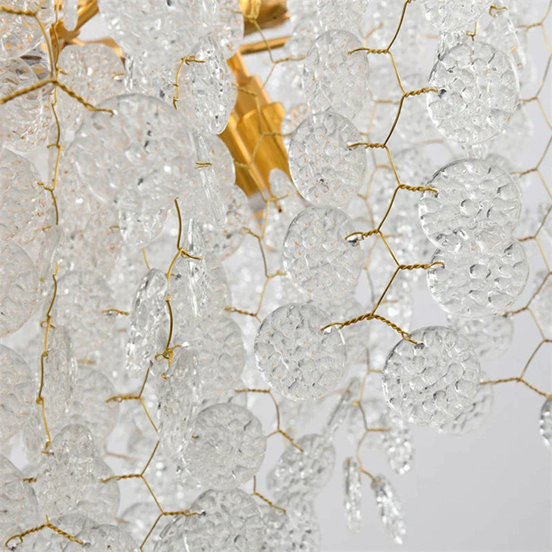 DecorBites™ Crystal LED Chandelier: Elegant Nordic Branch Design for Living Room, Hotel, Dining Area