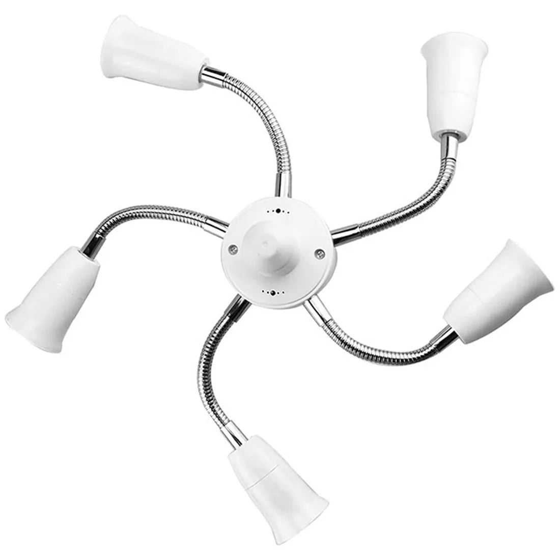 DecorBites™ 6-in-1 E26 E27 Light Splitter Socket Adapter for LED Bulbs