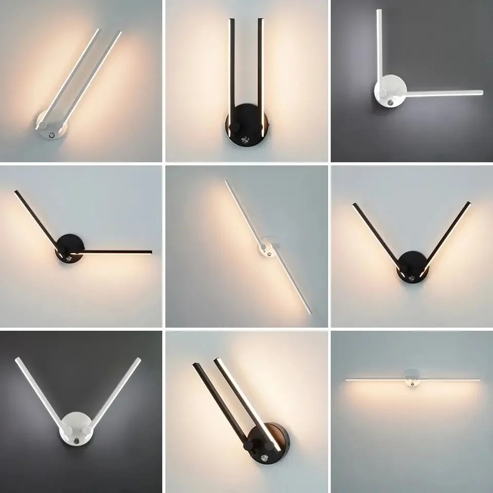 DecorBites™ Adjustable Double Arm Wall Light LED for Living Room and Bedroom