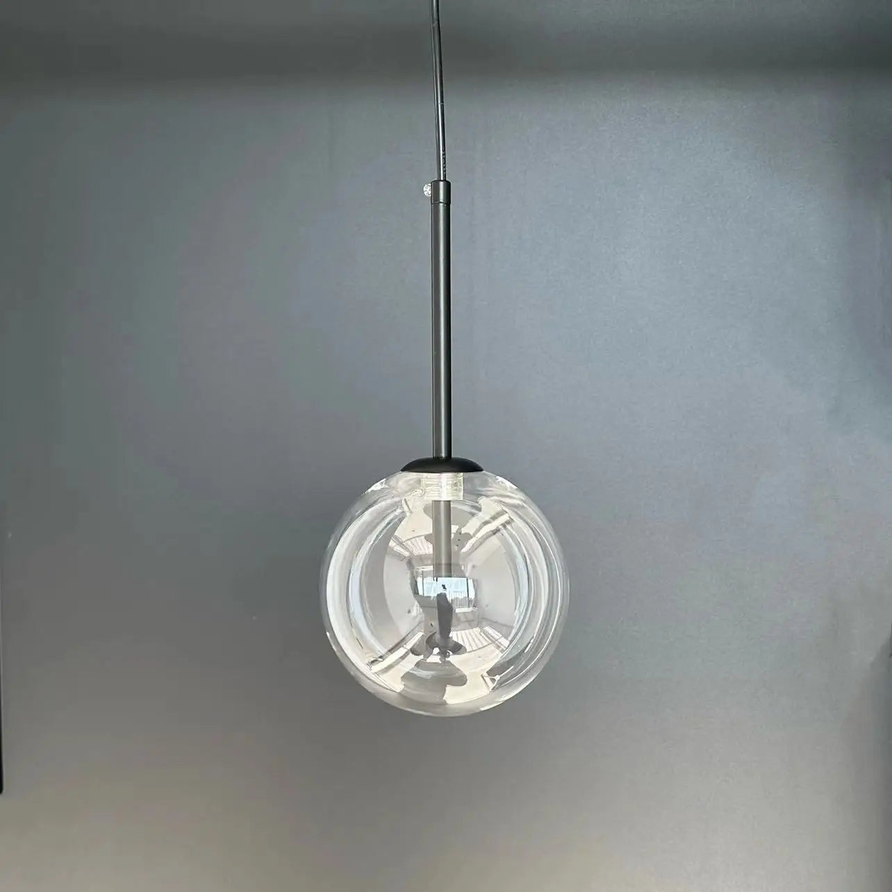 DecorBites™ Bubble Glass Ball Pendant Light for Bedroom Kitchen Dining Room LED Fixture
