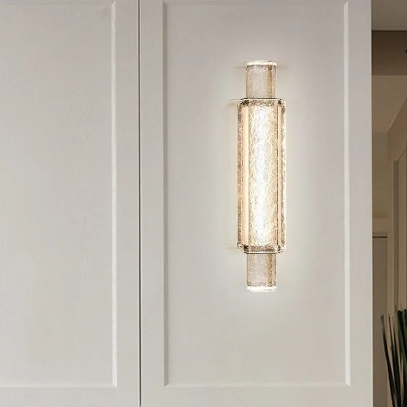 DecorBites™ Crystal Glass Bubble Wall Lights - Gold Color LED Mounted Bedroom Wall Lamps