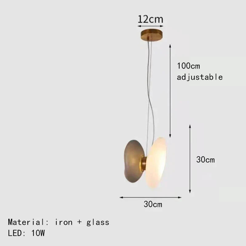 DecorBites™ Glass Indoor Pendant Lights for Dining Room Kitchen Bar Shop