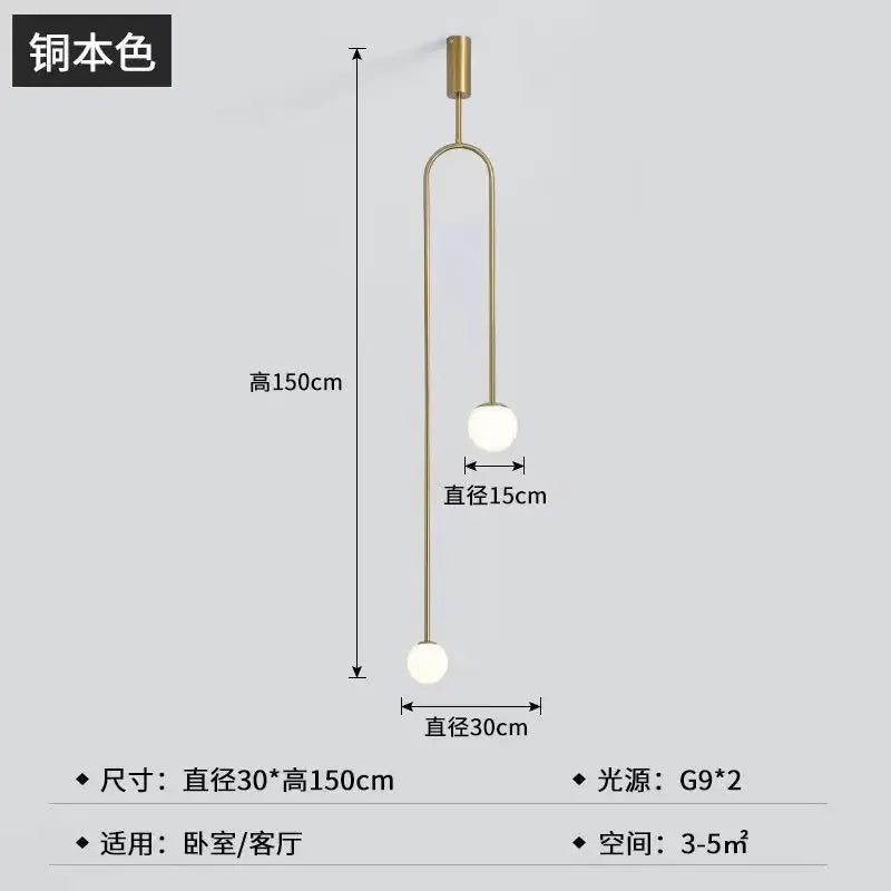 DecorBites™ Bronze Glass Ball Chandelier: Luxury Pendant Lights for Living Room, Bedroom, Hotel & Bar